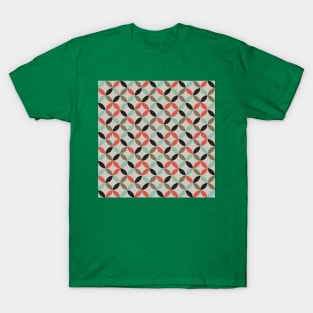 Geometric Hip Circles Pattern T-Shirt